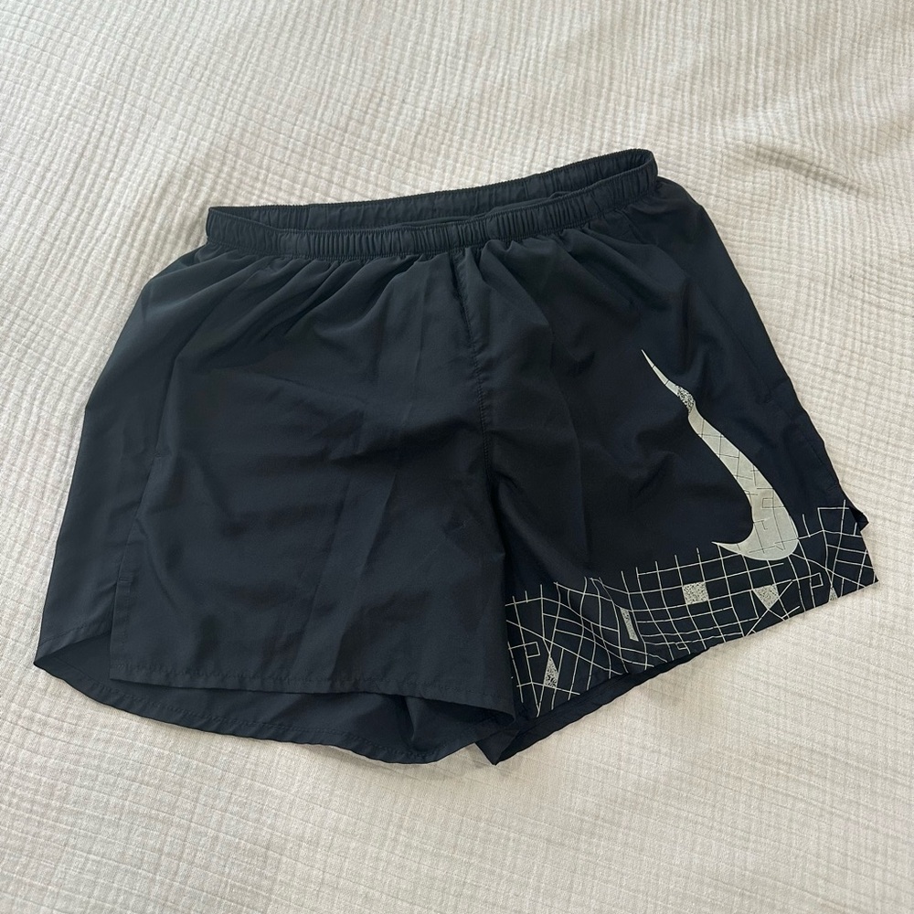 Nike Black Shorts with White Logo